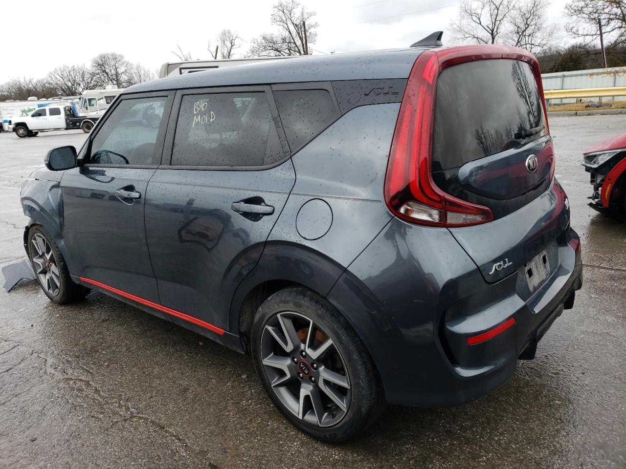 2020 KIA Soul VIN KNDJ53AF2L7058648 Copart auction photo, front end / hail damage thumbnail 2