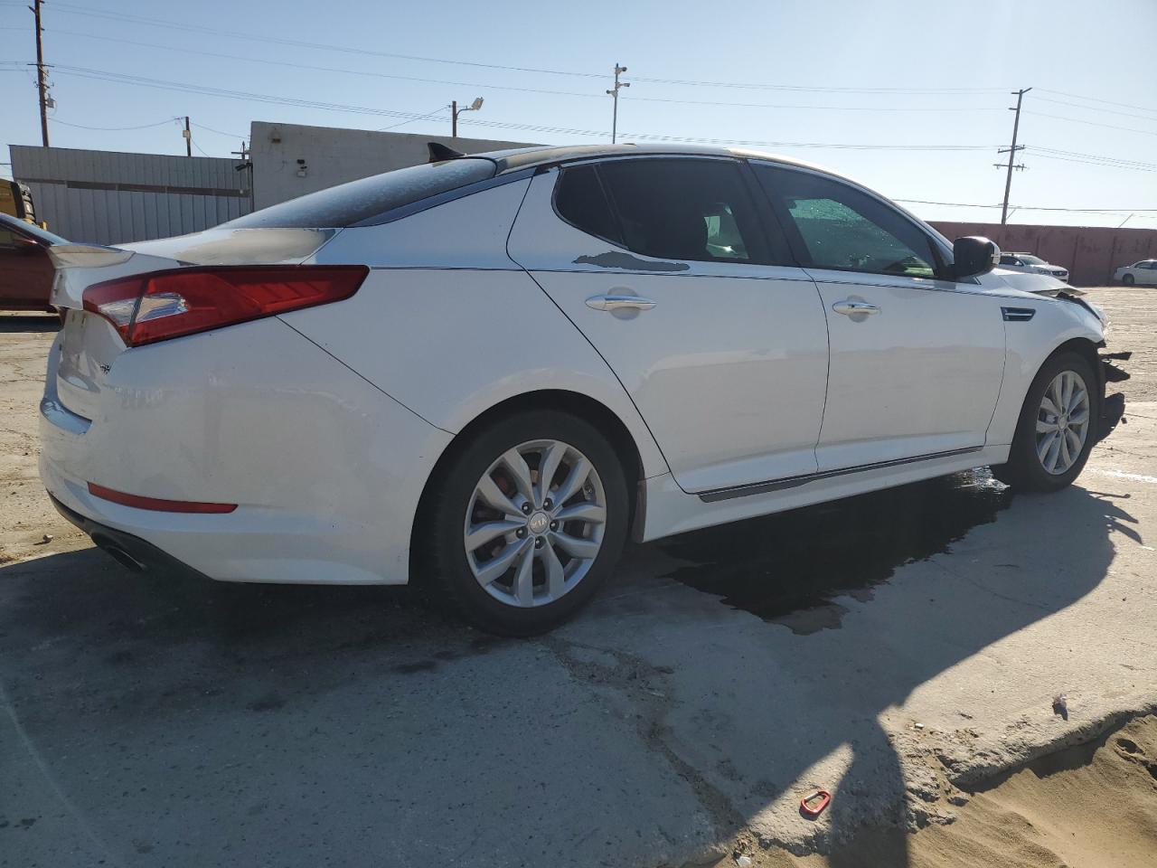 2013 KIA Optima VIN 5XXGR4A65DG243645 Copart auction photo, front end damage thumbnail 3