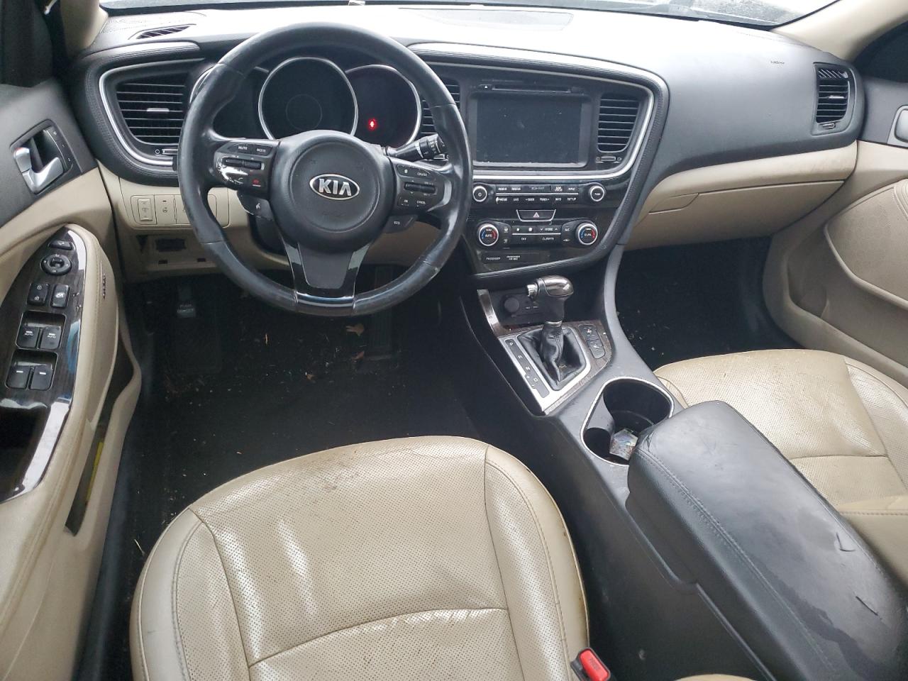 2015 KIA Optima VIN 5XXGN4A77FG493850 Copart auction photo, all over damage thumbnail 8