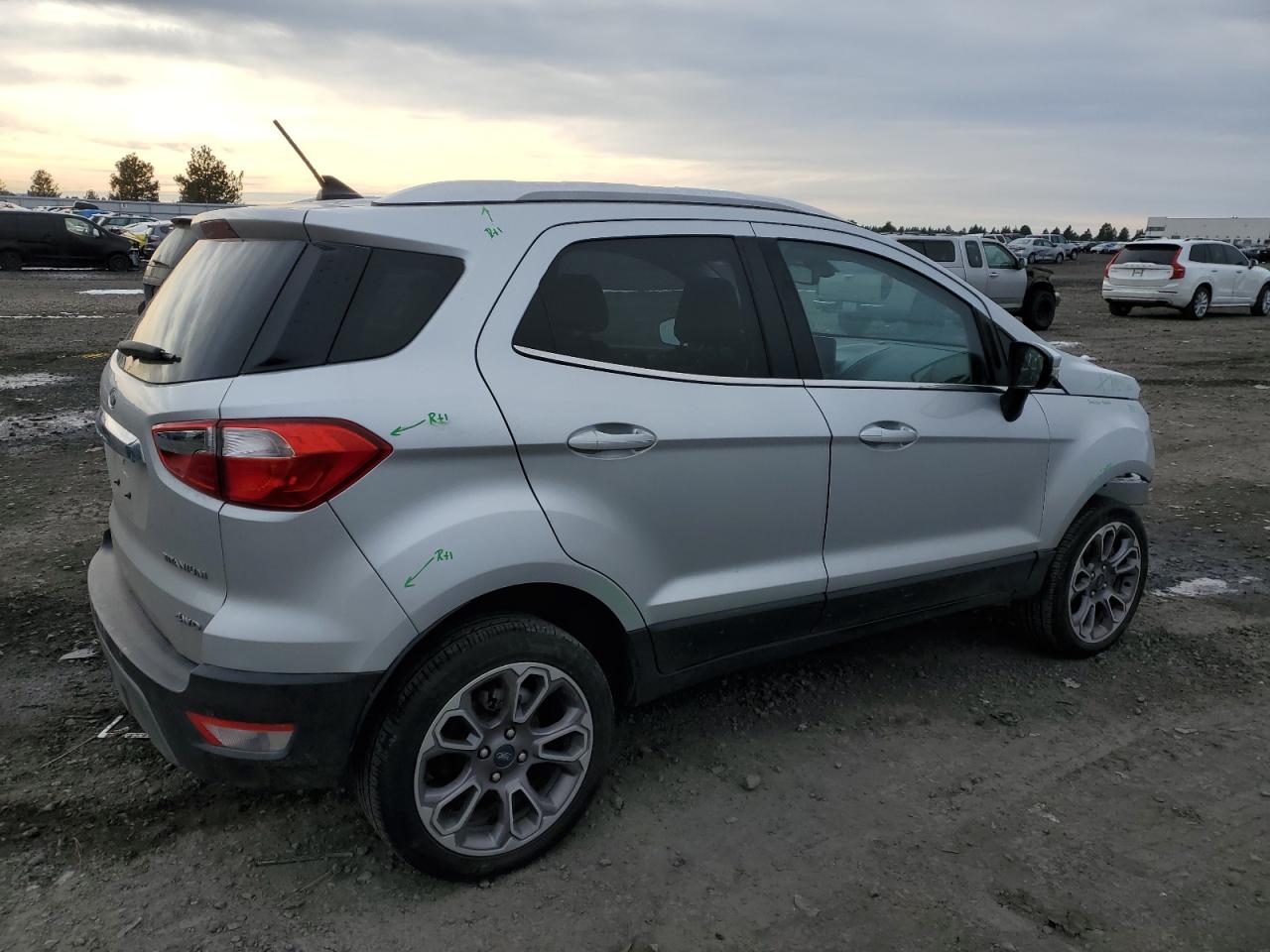 2020 Ford EcoSport VIN MAJ6S3KL0LC347382 Copart auction photo, front end / side damage thumbnail 3