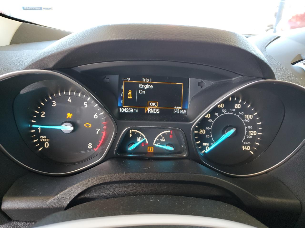 2017 Ford Escape VIN 1FMCU0GD8HUC59443 Copart auction photo, front end / rear end damage thumbnail 9