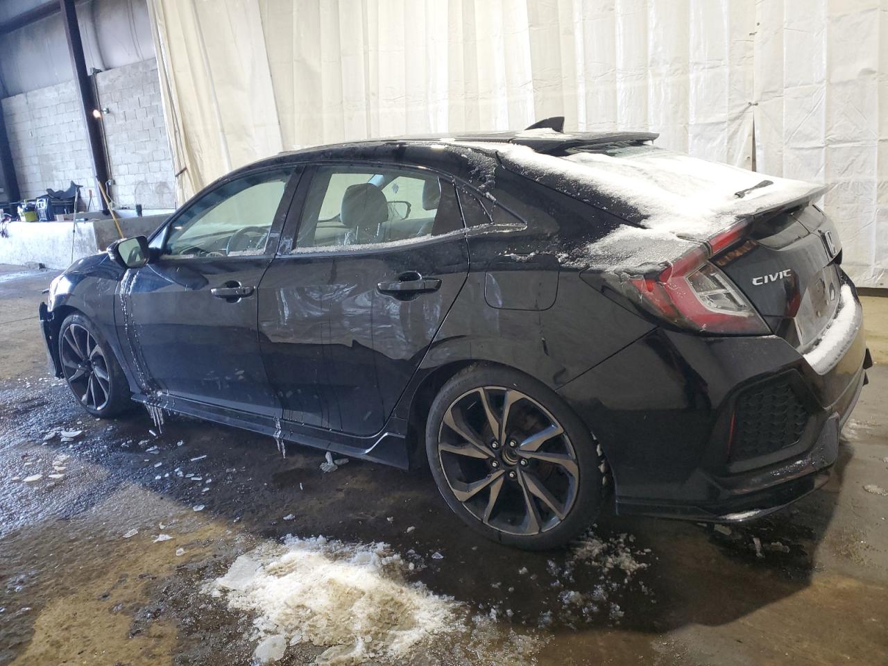 2018 Honda Civic VIN SHHFK7H90JU421735 Copart auction photo, front end / minor dent/scratches damage thumbnail 2