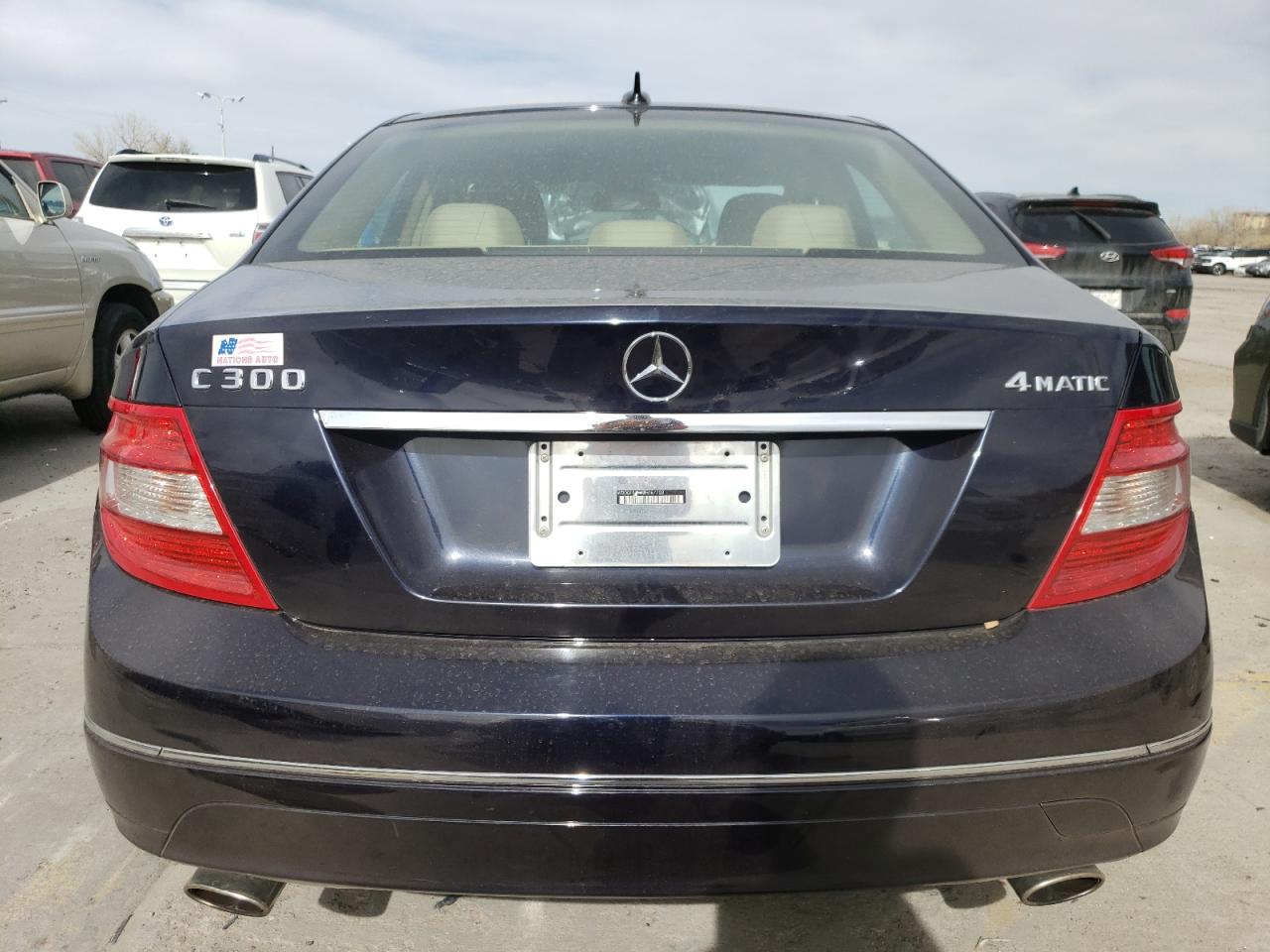 2008 Mercedes-Benz C-klasse VIN WDDGF81X78F067703 Copart auction photo, vandalism / hail damage thumbnail 6