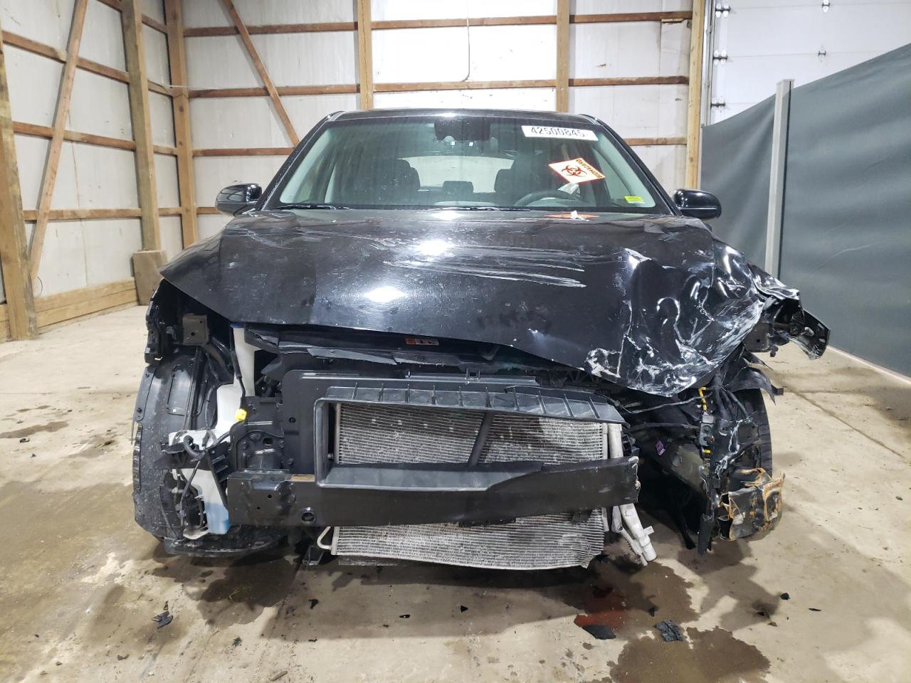 2021 Hyundai Kona VIN KM8K12AA2MU641475 Copart auction photo, front end / undercarriage damage thumbnail 5