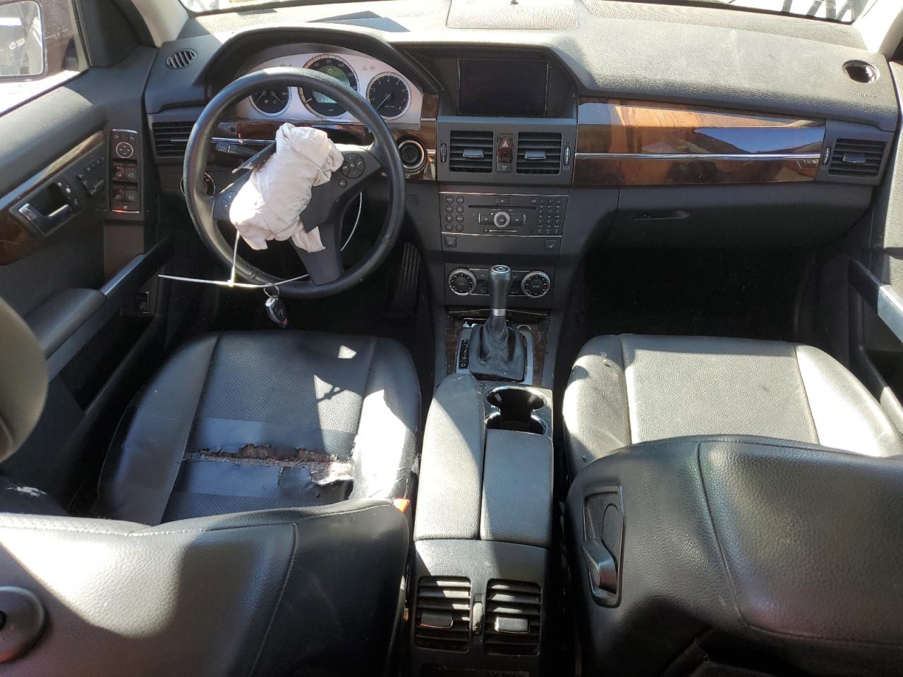 2010 Mercedes-Benz GLK-klasse VIN WDCGG8HB5AF507614 Copart auction photo, front end / undercarriage damage thumbnail 8