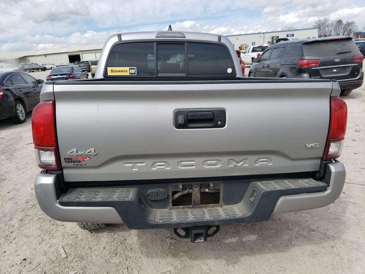 2020 Toyota Tacoma VIN 3TMCZ5AN8LM342467 Copart auction photo, front end / undercarriage damage thumbnail 6