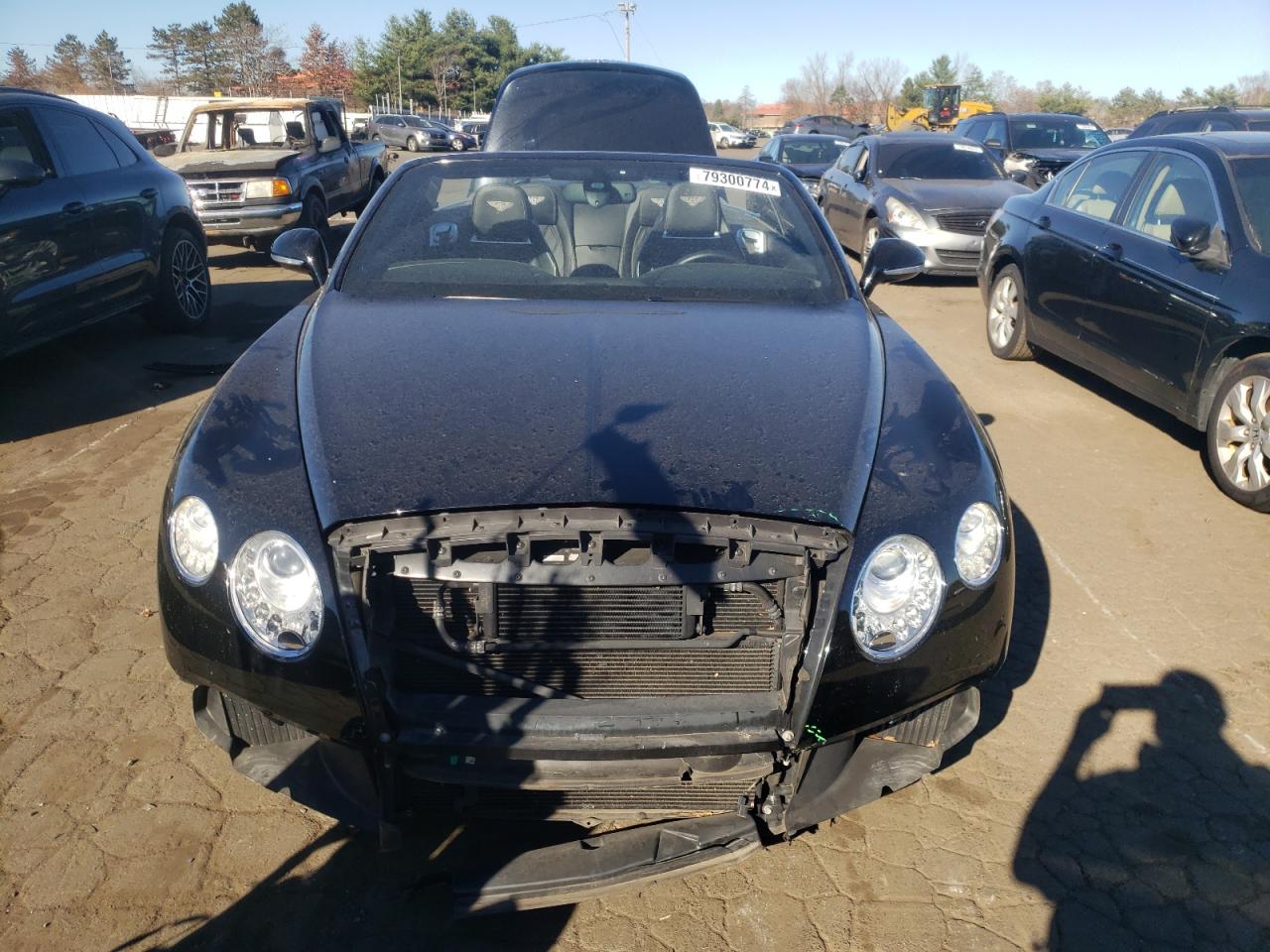 2014 Bentley Continental VIN SCBGC3ZA5EC087275 Copart auction photo, rear end / front end damage thumbnail 5