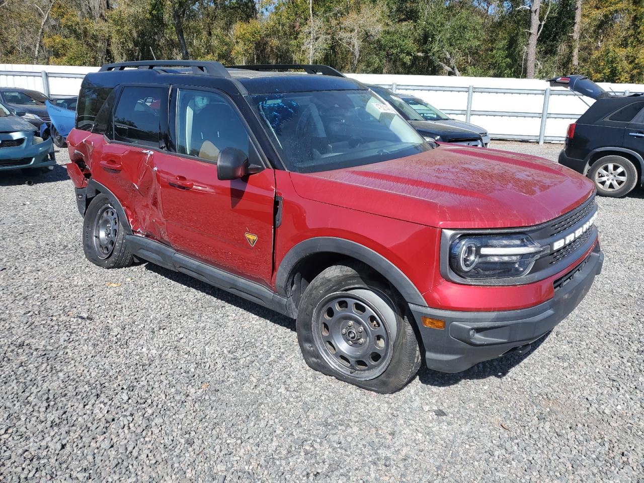 2021 Ford Bronco VIN 3FMCR9D99MRA44340 Copart auction photo, side / rear end damage thumbnail 4