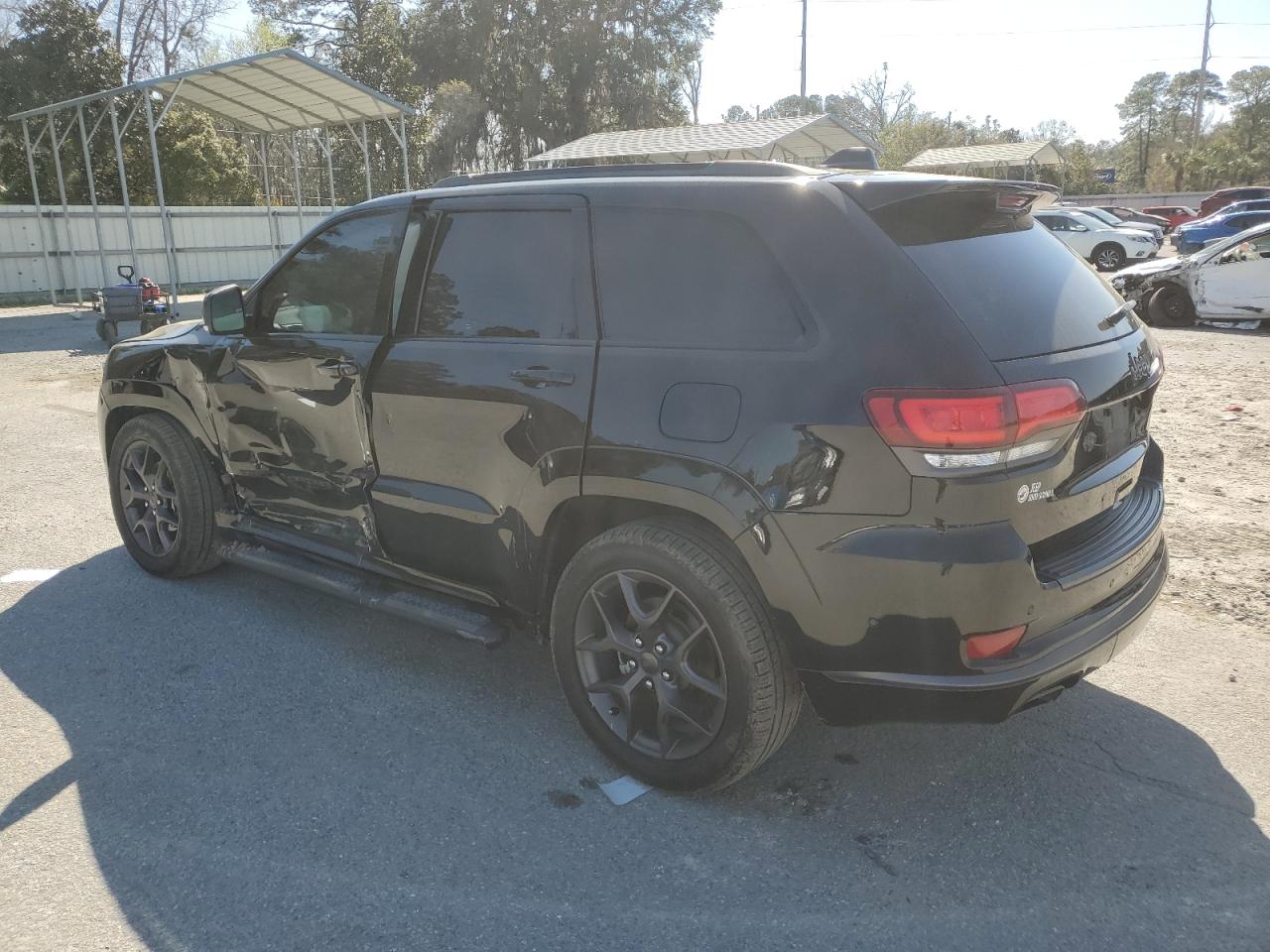 2020 Jeep Grand Cherokee VIN 1C4RJEBG7LC373440 Copart auction photo, side damage thumbnail 2