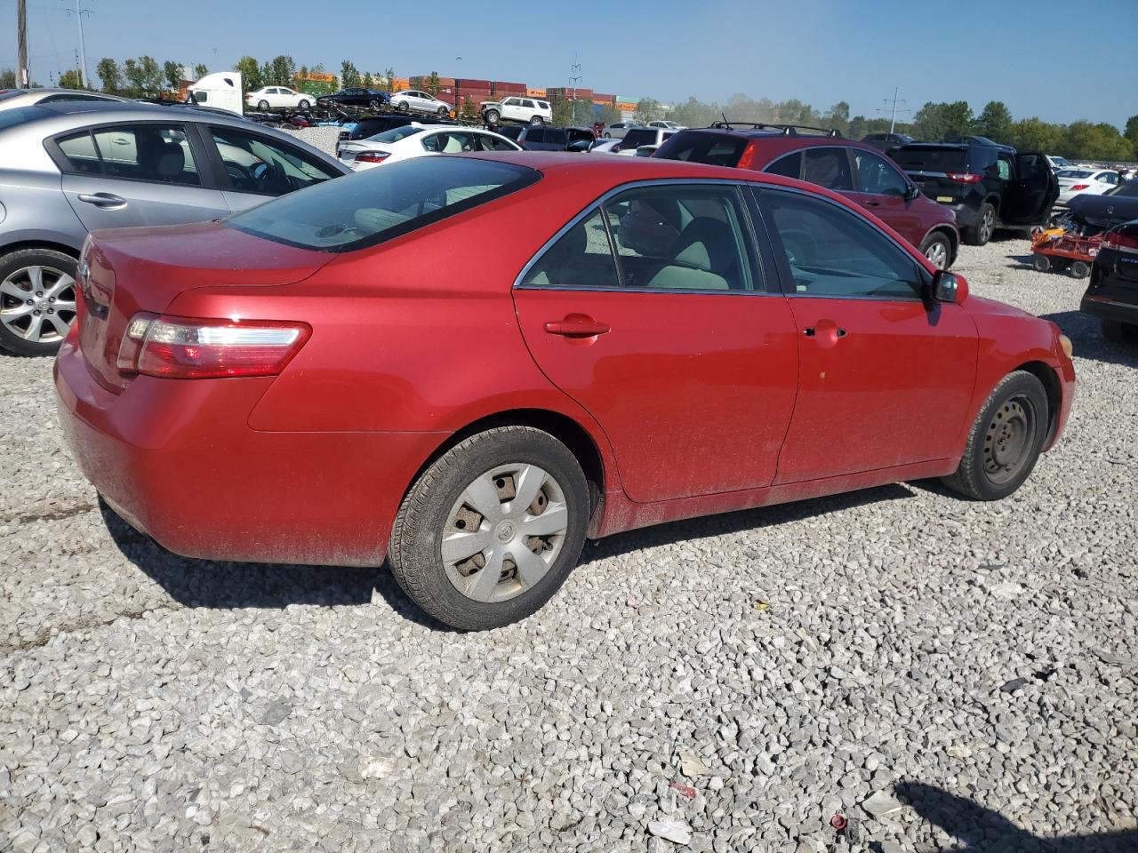 2007 Toyota Camry VIN 4T1BE46K97U175517 Copart auction photo, front end damage thumbnail 3