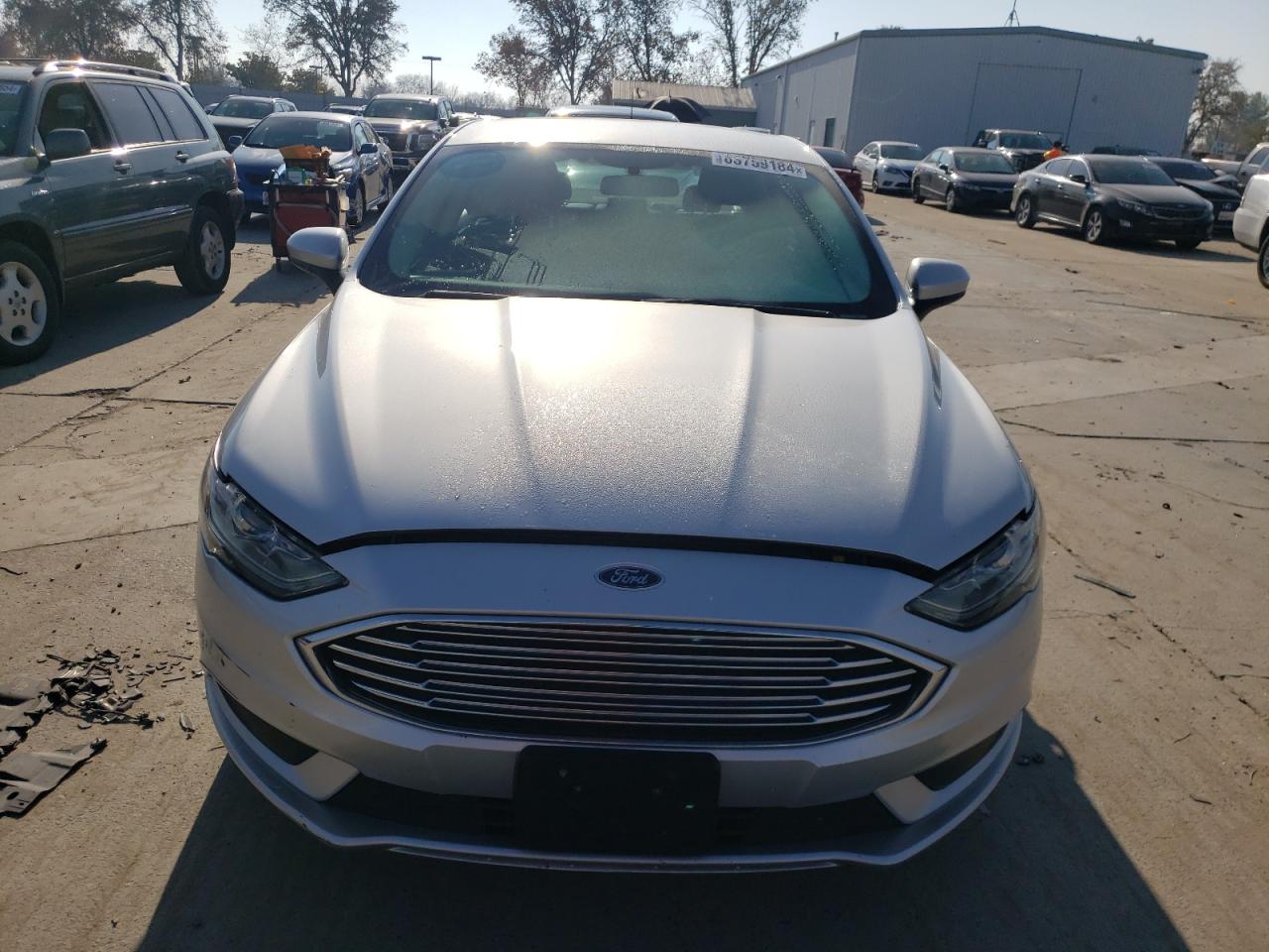 2018 Ford Fusion VIN 3FA6P0LU5JR117293 Copart auction photo, front end damage thumbnail 5