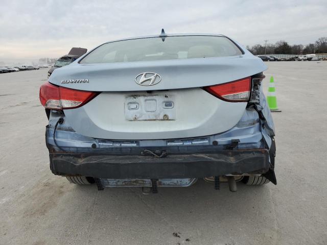 2012 Hyundai Elantra VIN KMHDH4AE1CU318956 Copart auction photo, rear end / side damage thumbnail 6