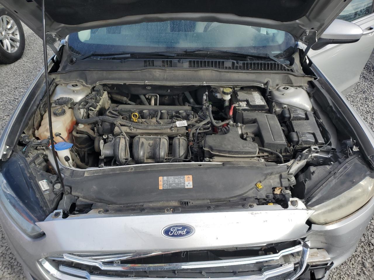 2013 Ford Fusion VIN 3FA6P0G74DR298282 Copart auction photo, front end / side damage thumbnail 11