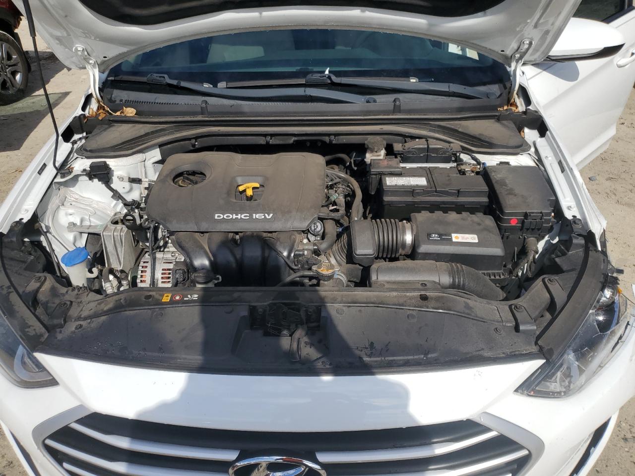 2018 Hyundai Elantra VIN 5NPD84LF1JH286107 Copart auction photo, front end / side damage thumbnail 11