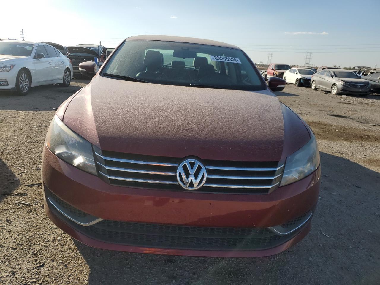 2015 Volkswagen Passat VIN 1VWAT7A37FC057264 Copart auction photo, side damage thumbnail 5