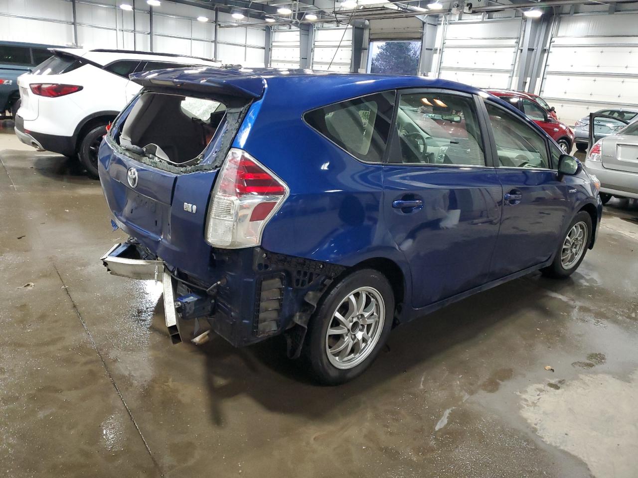 2015 Toyota Prius VIN JTDZN3EU2FJ019156 Copart auction photo, rear end damage thumbnail 3