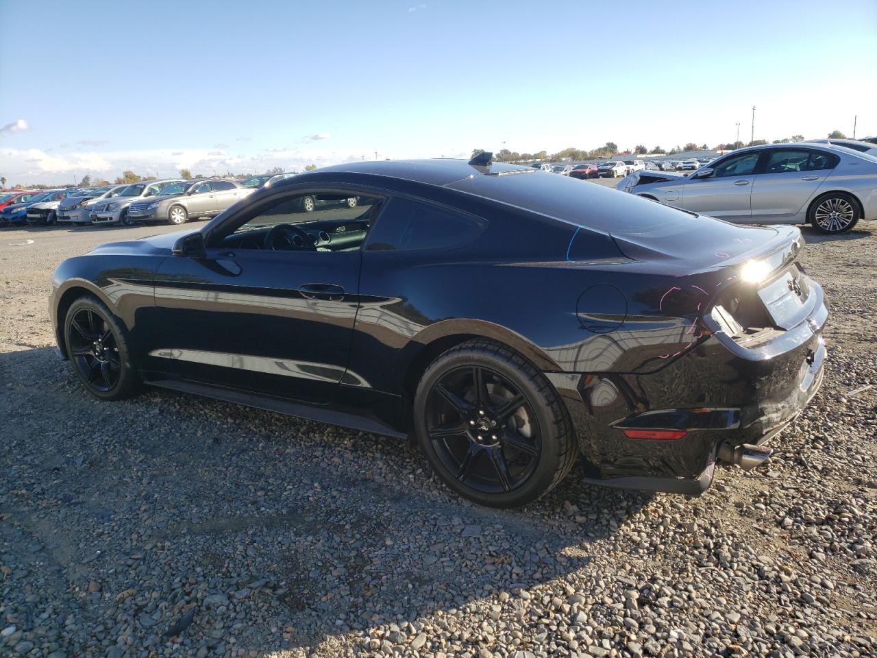 2020 Ford Mustang VIN 1FA6P8TH1L5171679 Copart auction photo, rear end damage thumbnail 2