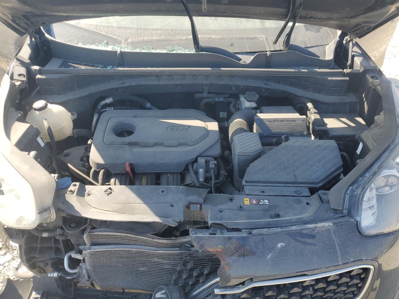 2017 KIA Sportage VIN KNDPM3AC7H7205508 Copart auction photo, all over damage thumbnail 14