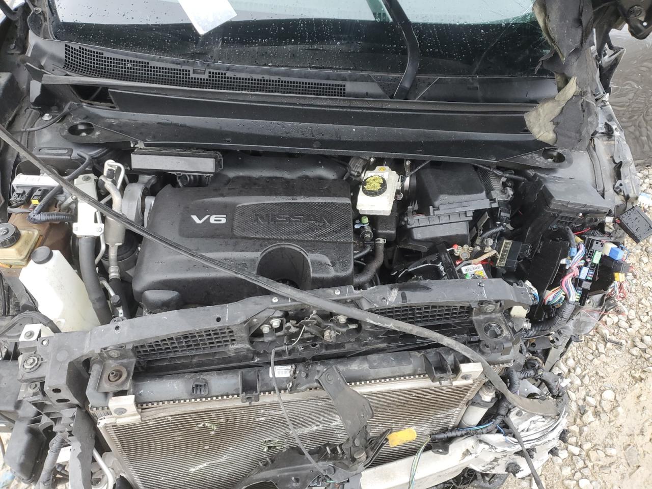 2018 Nissan Pathfinder VIN 5N1DR2MM5JC640636 Copart auction photo, front end / all over damage thumbnail 13
