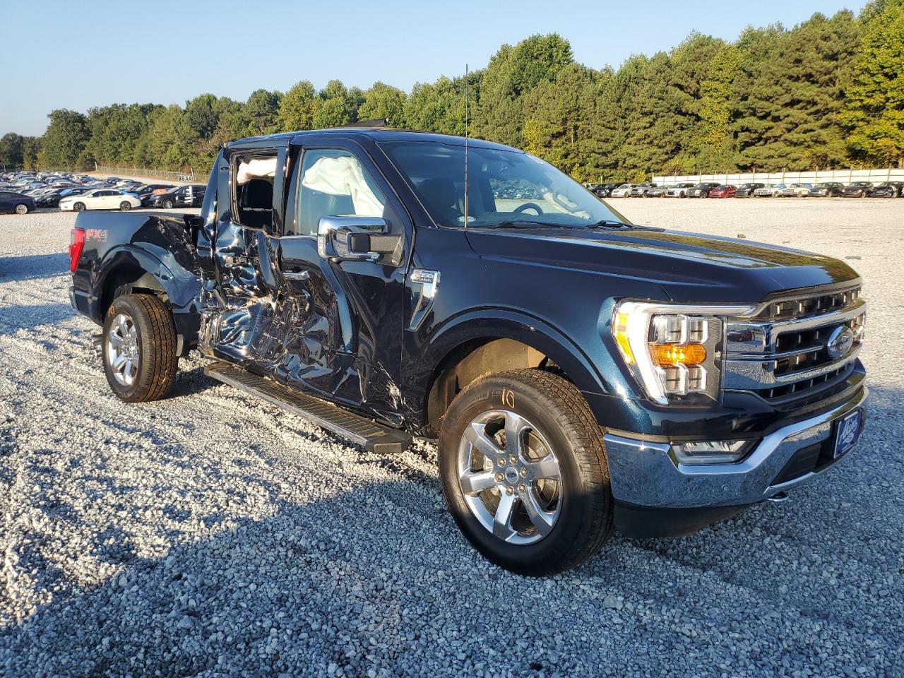 2022 Ford F-150 VIN 1FTFW1E83NKD32233 Copart auction photo, all over damage thumbnail 4