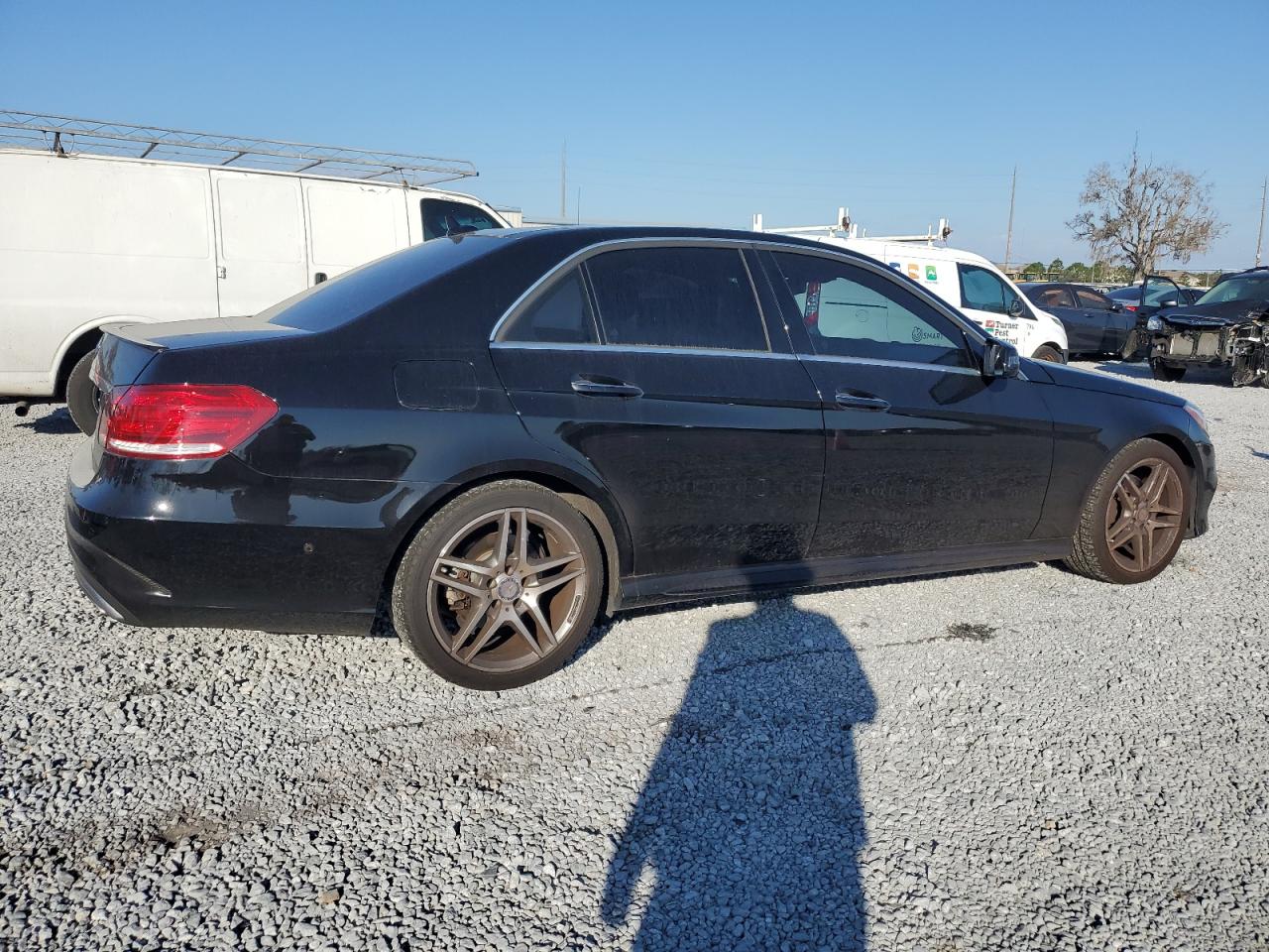 2014 Mercedes-Benz E-klasse VIN WDDHF5KB1EB016822 Copart auction photo, mechanical damage thumbnail 3