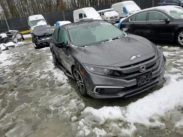 2020 Honda Civic VIN 2HGFC2F66LH502098 Copart auction photo, side / front end damage thumbnail 11