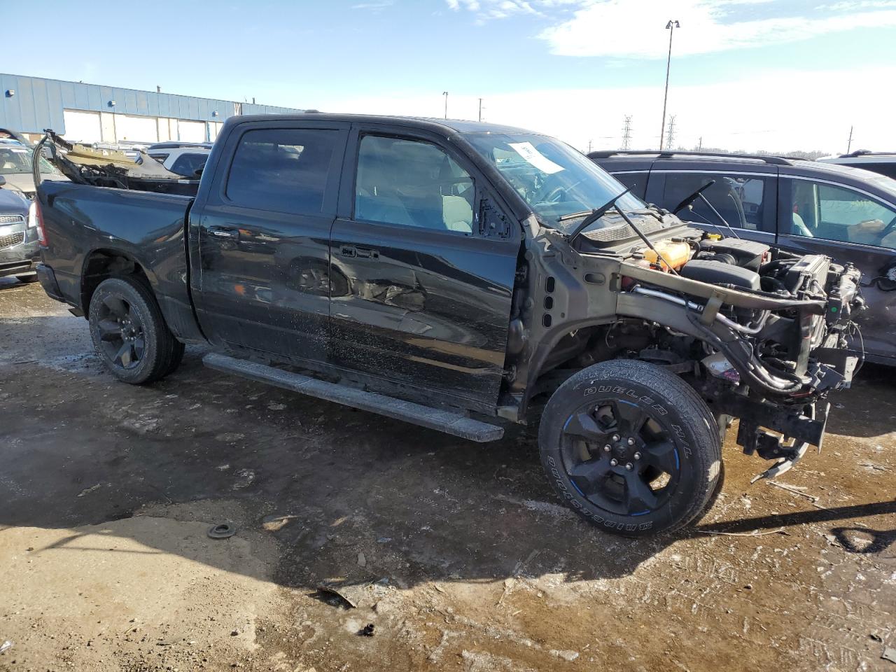 2019 RAM 1500 VIN 1C6RRFFG7KN910701 Copart auction photo, front end damage thumbnail 4