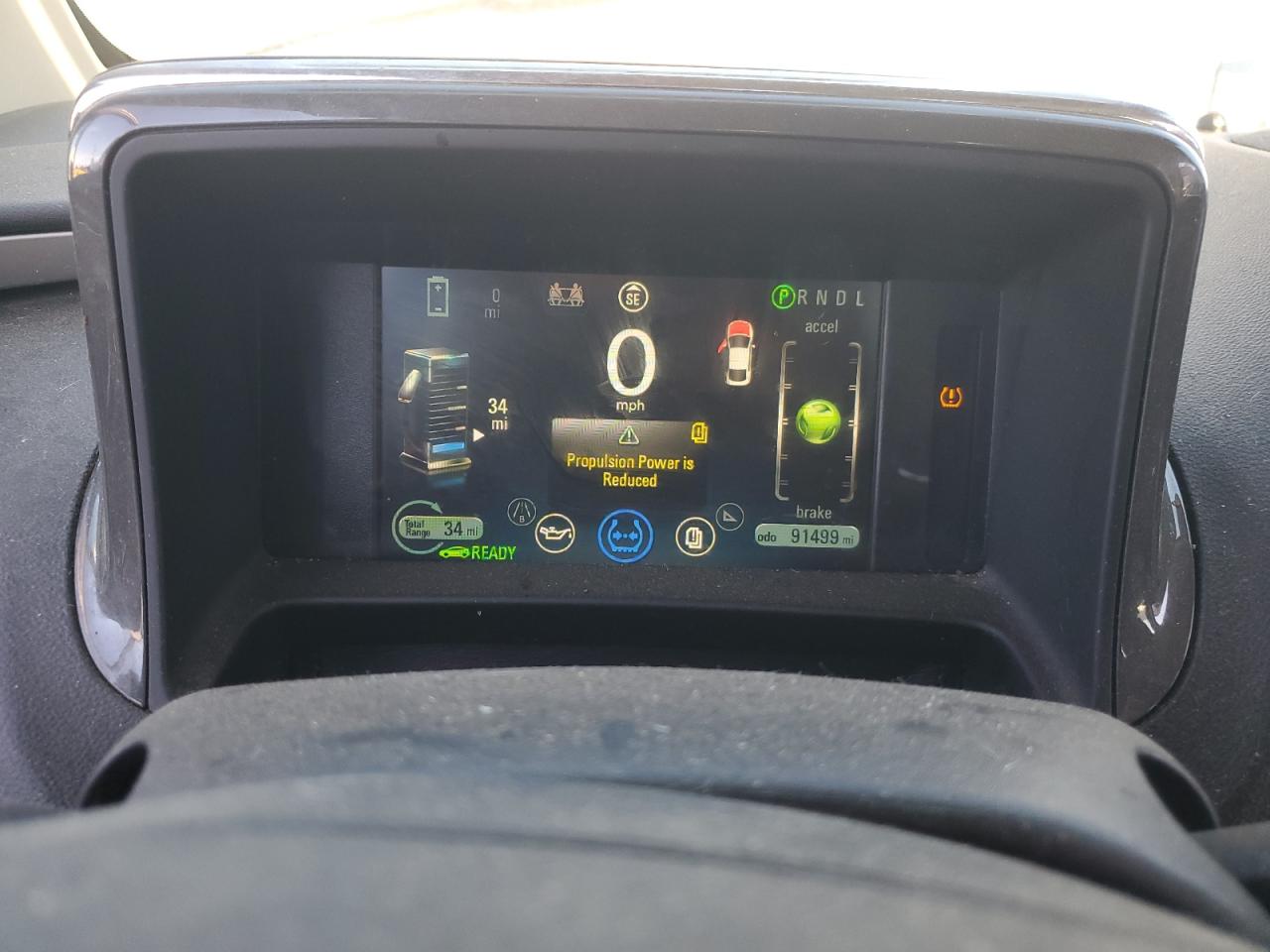 2014 Chevrolet Volt VIN 1G1RG6E40EU170739 Copart auction photo, side / front end damage thumbnail 9