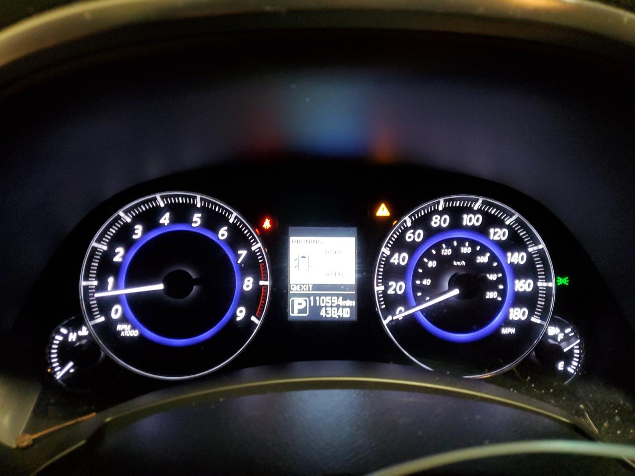 2015 Infiniti QX70 VIN JN8CS1MW4FM482070 Copart auction photo, rear end / side damage thumbnail 9