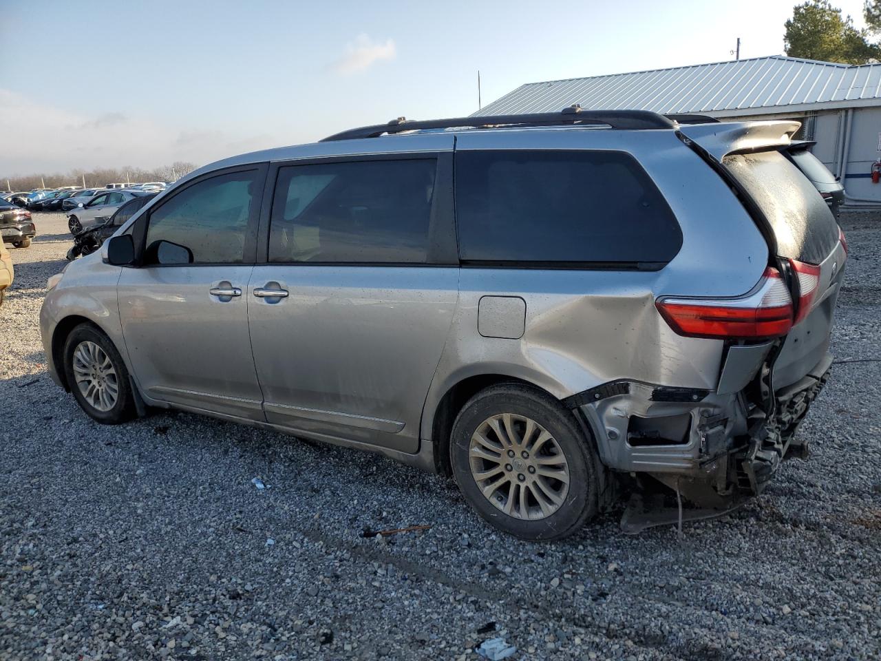 2017 Toyota Sienna VIN 5TDYZ3DC9HS820214 Copart auction photo, rear end damage thumbnail 2