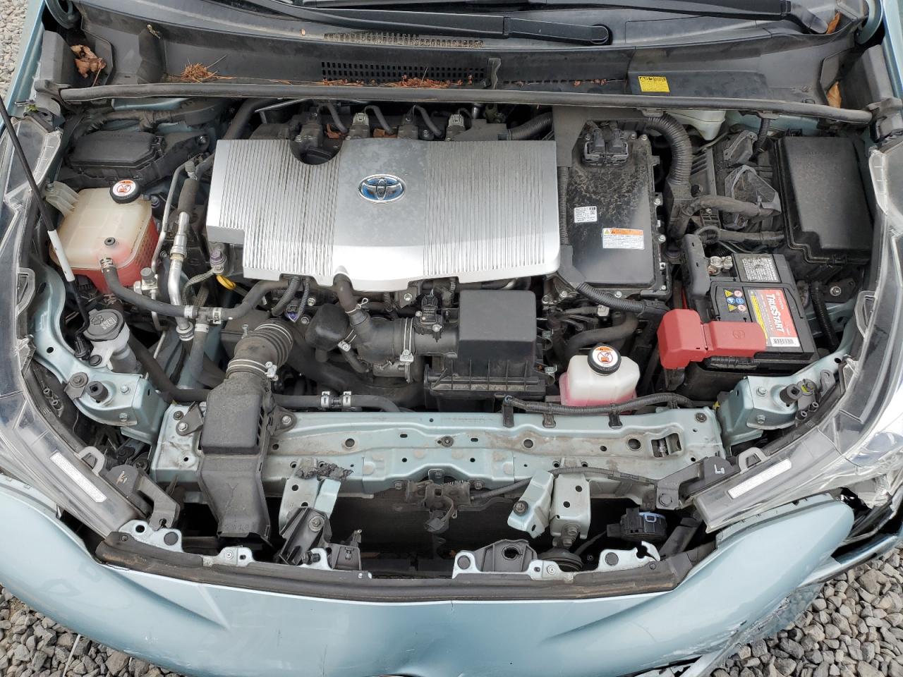 2017 Toyota Prius VIN JTDKARFU8H3048683 Copart auction photo, front end damage thumbnail 11