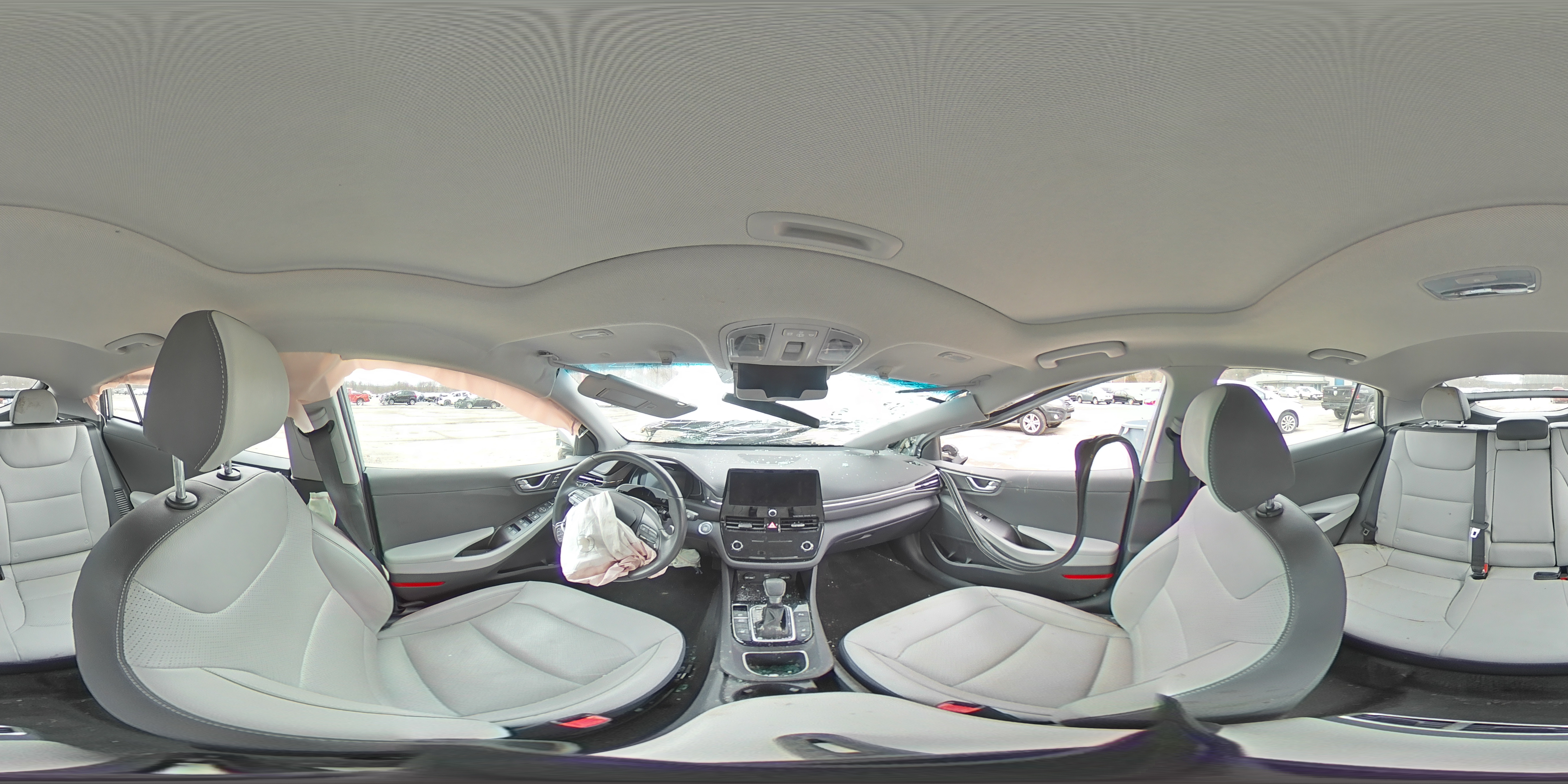2021 Hyundai IONIQ VIN KMHCX5LD2MU260494 Copart auction photo, all over damage thumbnail 13