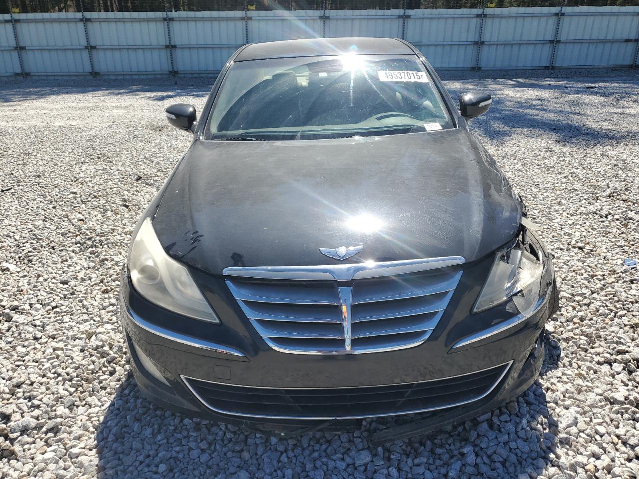 2012 Hyundai Genesis VIN KMHGC4DD7CU152151 Copart auction photo, front end / mechanical damage thumbnail 5