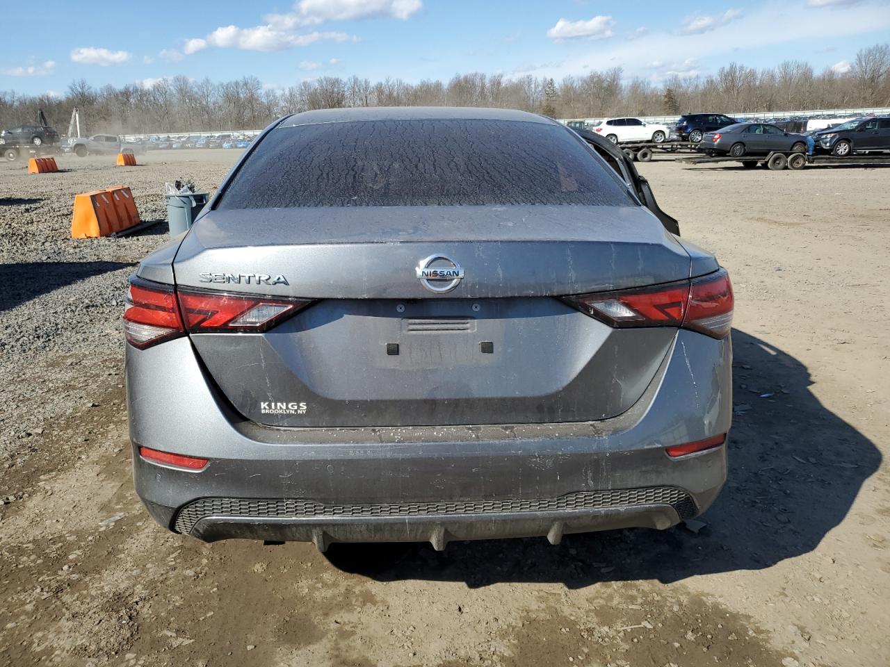 2022 Nissan Sentra VIN 3N1AB8BVXNY278393 Copart auction photo, side / front end damage thumbnail 6