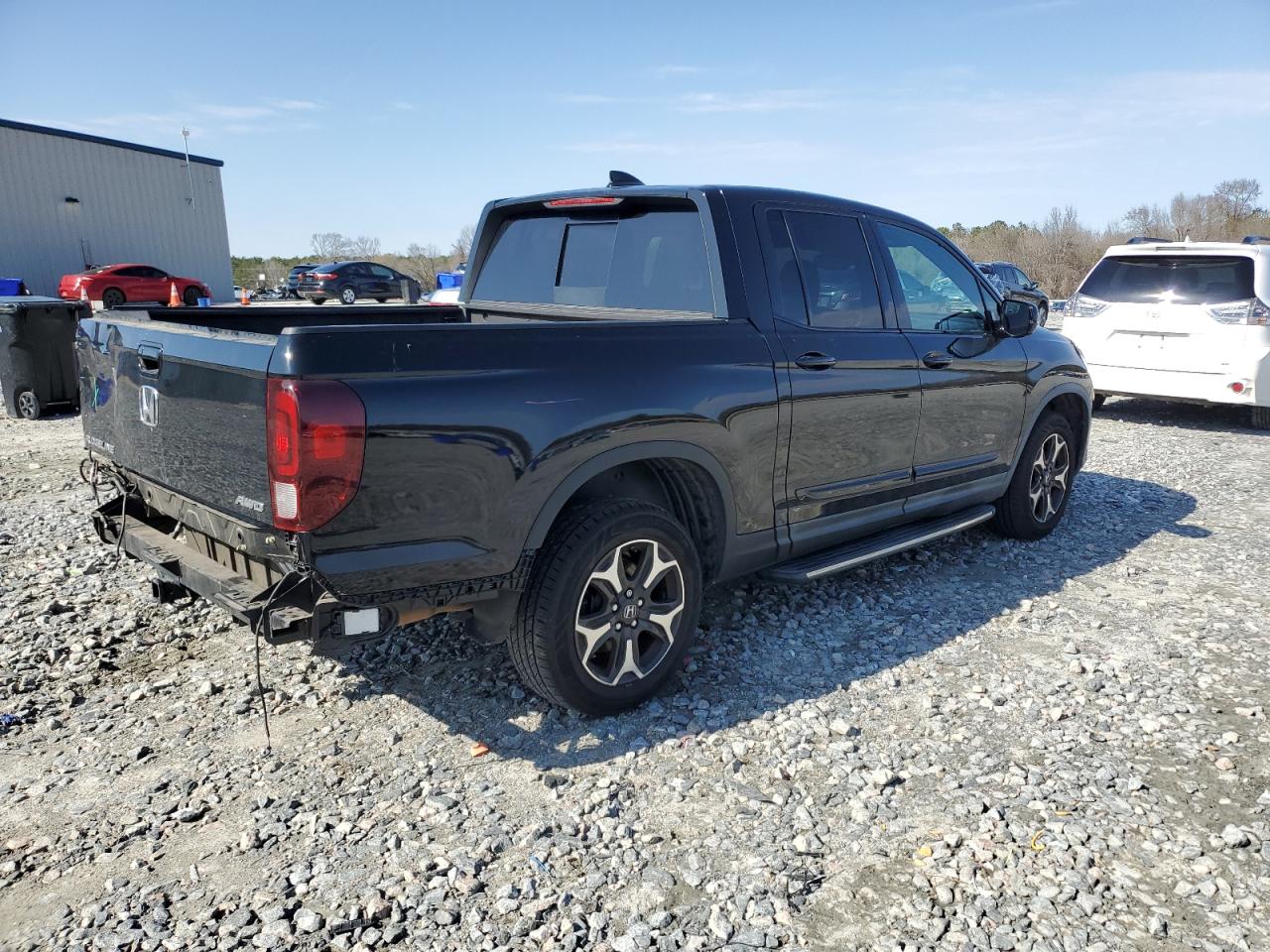 2017 Honda Ridgeline VIN 5FPYK3F8XHB029425 Copart auction photo, rear end damage thumbnail 3