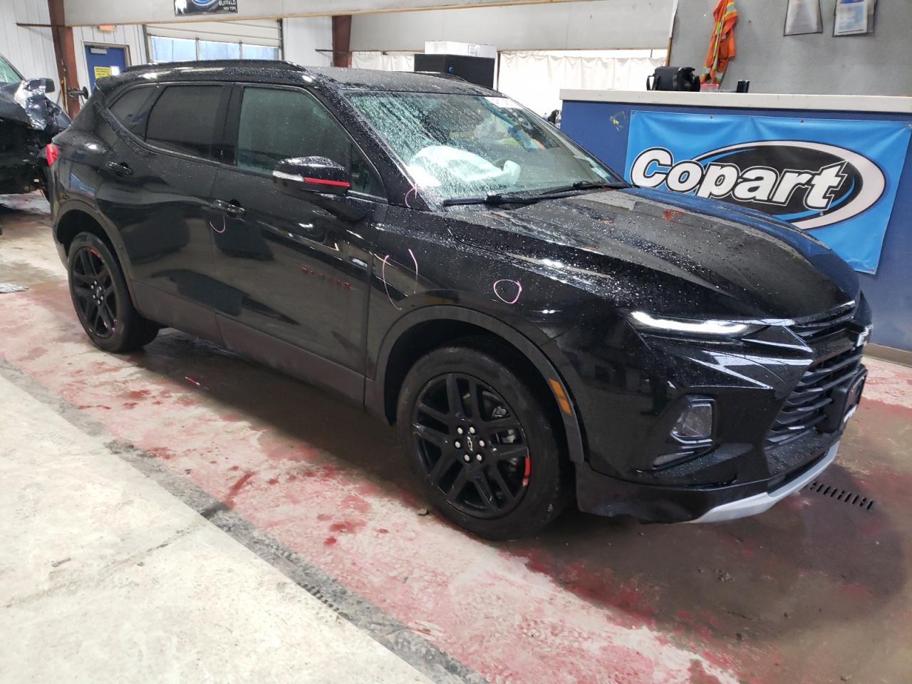 2022 Chevrolet Blazer VIN 3GNKBHR42NS202787 Copart auction photo, front end damage thumbnail 4