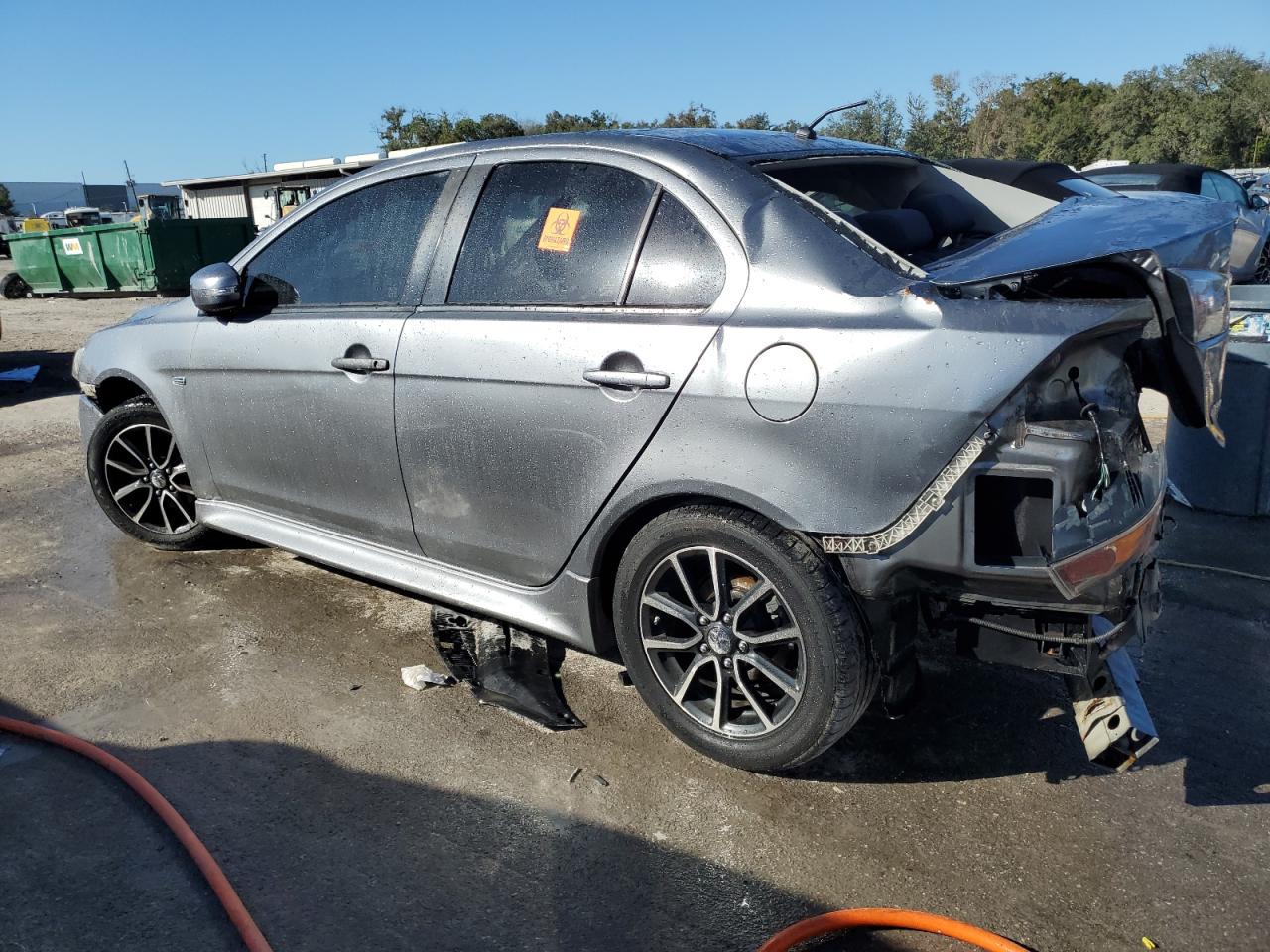 2017 Mitsubishi Lancer VIN JA32U2FU8HU005842 Copart auction photo, all over damage thumbnail 2