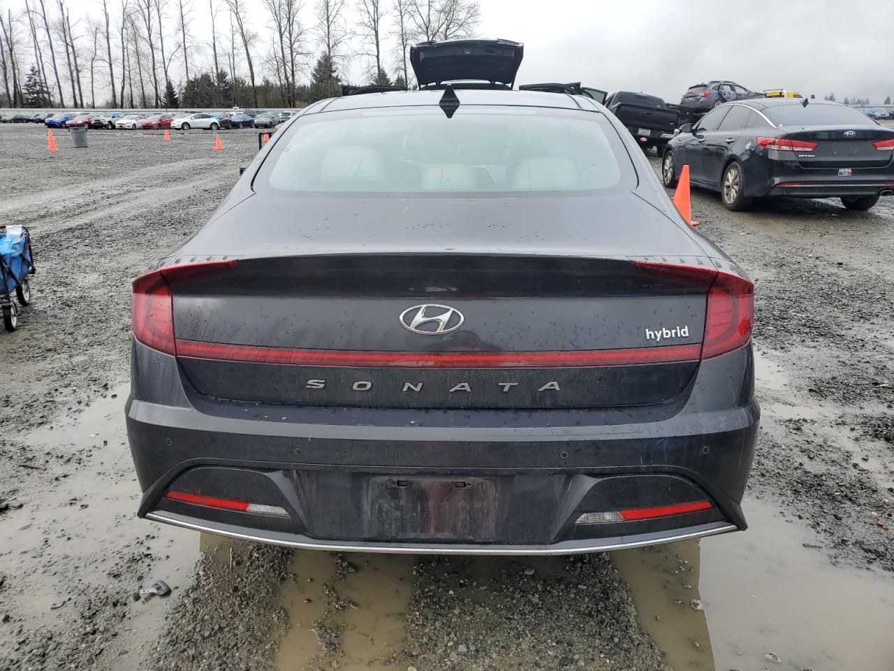 2023 Hyundai Sonata VIN KMHL54JJ2PA055708 Copart auction photo, side damage thumbnail 6