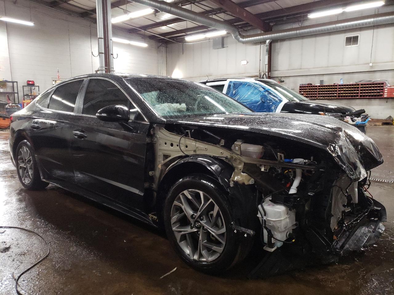 2023 Hyundai Sonata VIN KMHL14JAXPA319012 Copart auction photo, front end / minor dent/scratches damage thumbnail 4