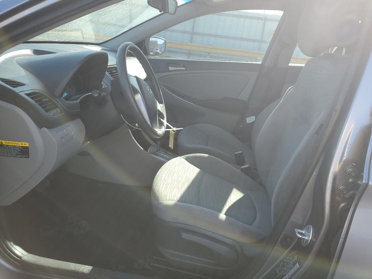 2015 Hyundai Accent VIN KMHCT4AE0FU908371 Copart auction photo, front end damage thumbnail 7