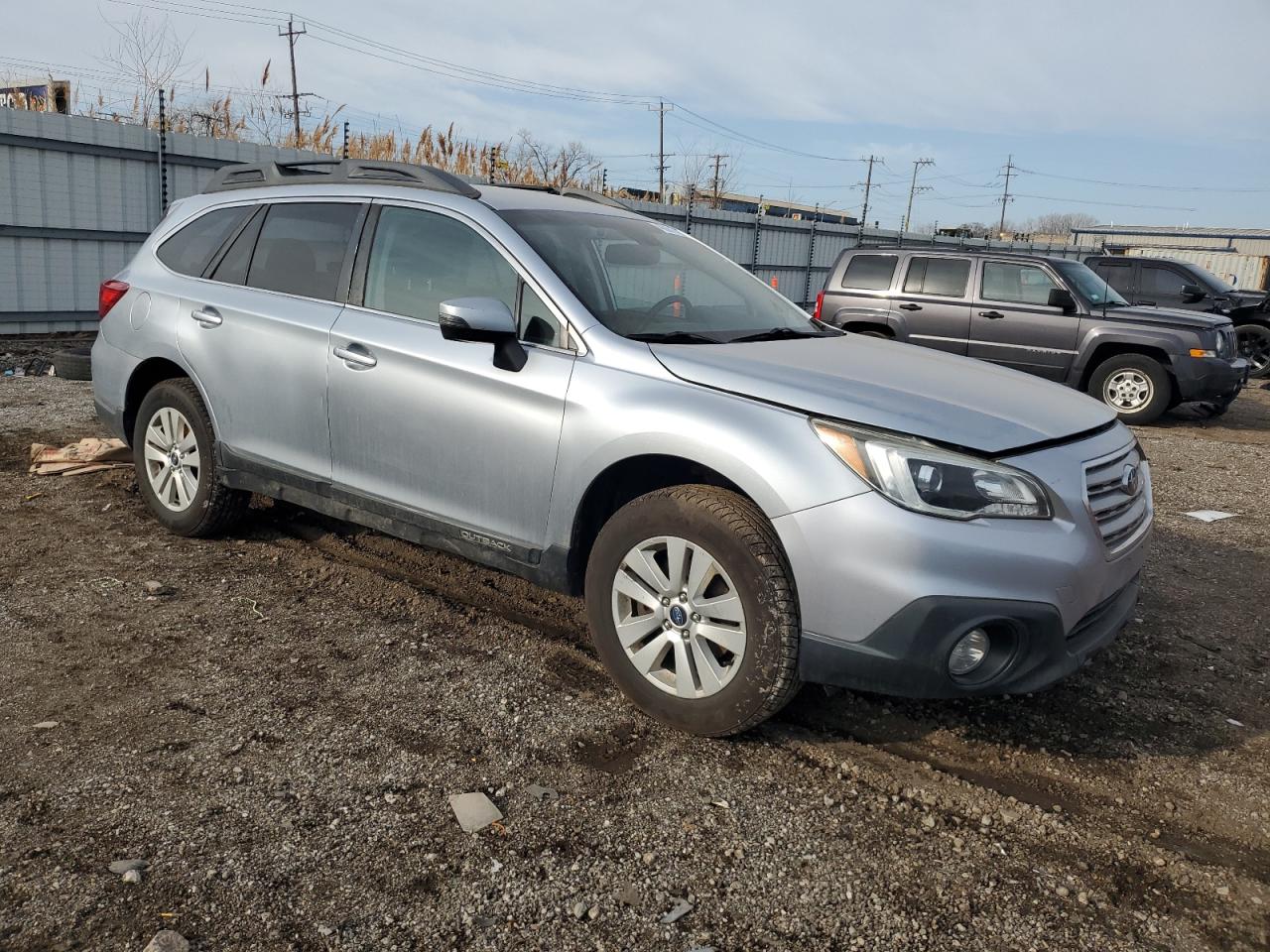 2016 Subaru Outback VIN 4S4BSBFC2G3318738 Copart auction photo, rear end / side damage thumbnail 4