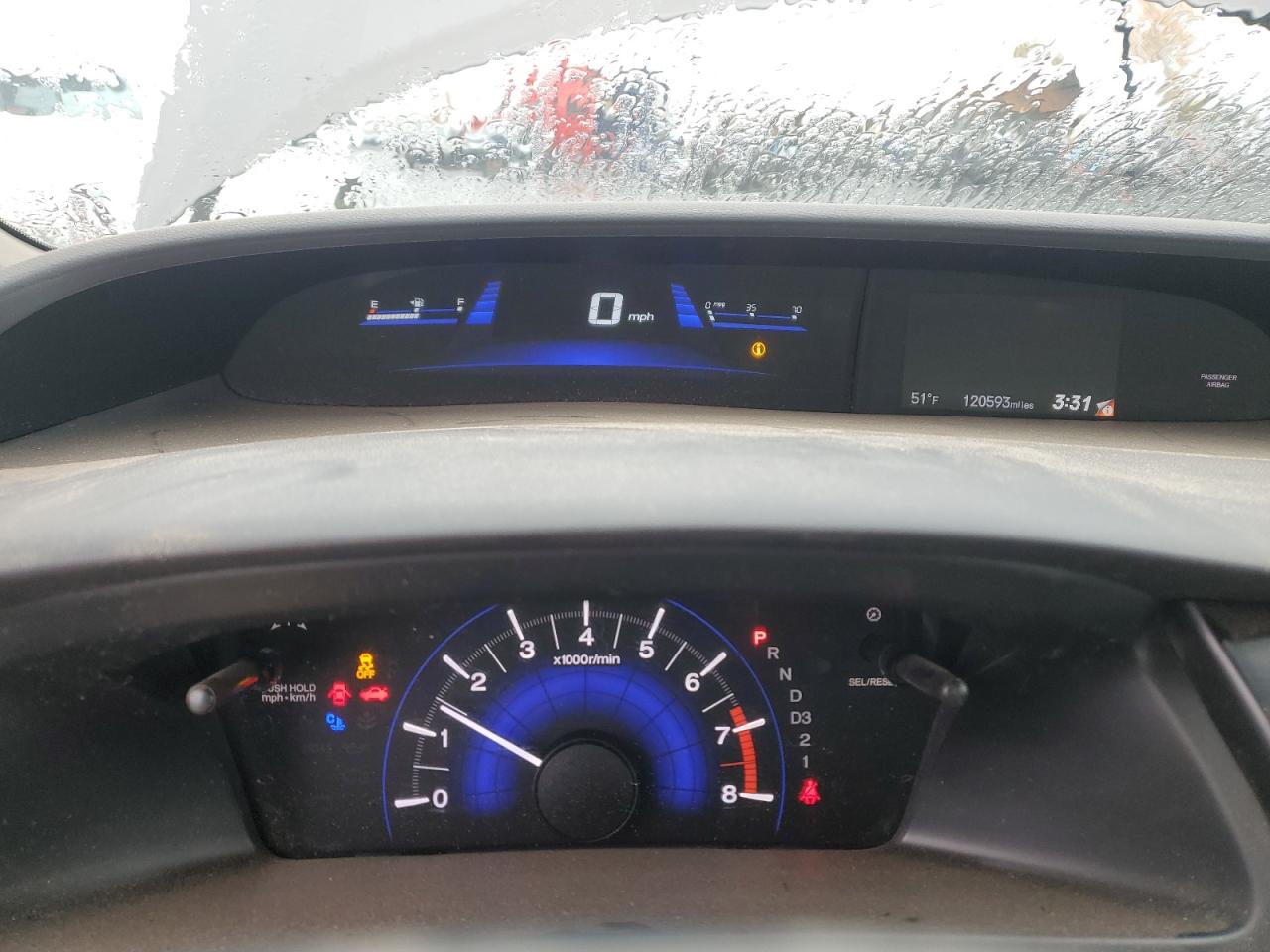 2013 Honda Civic VIN 19XFB2F59DE281313 Copart auction photo, front end damage thumbnail 9