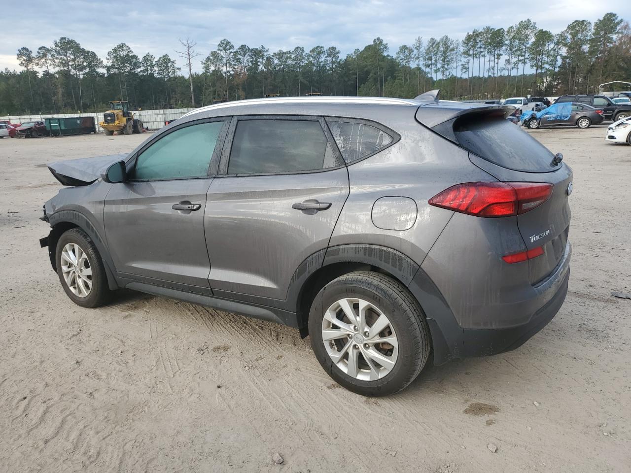 2020 Hyundai Tucson VIN KM8J3CA45LU272616 Copart auction photo, front end / side damage thumbnail 2