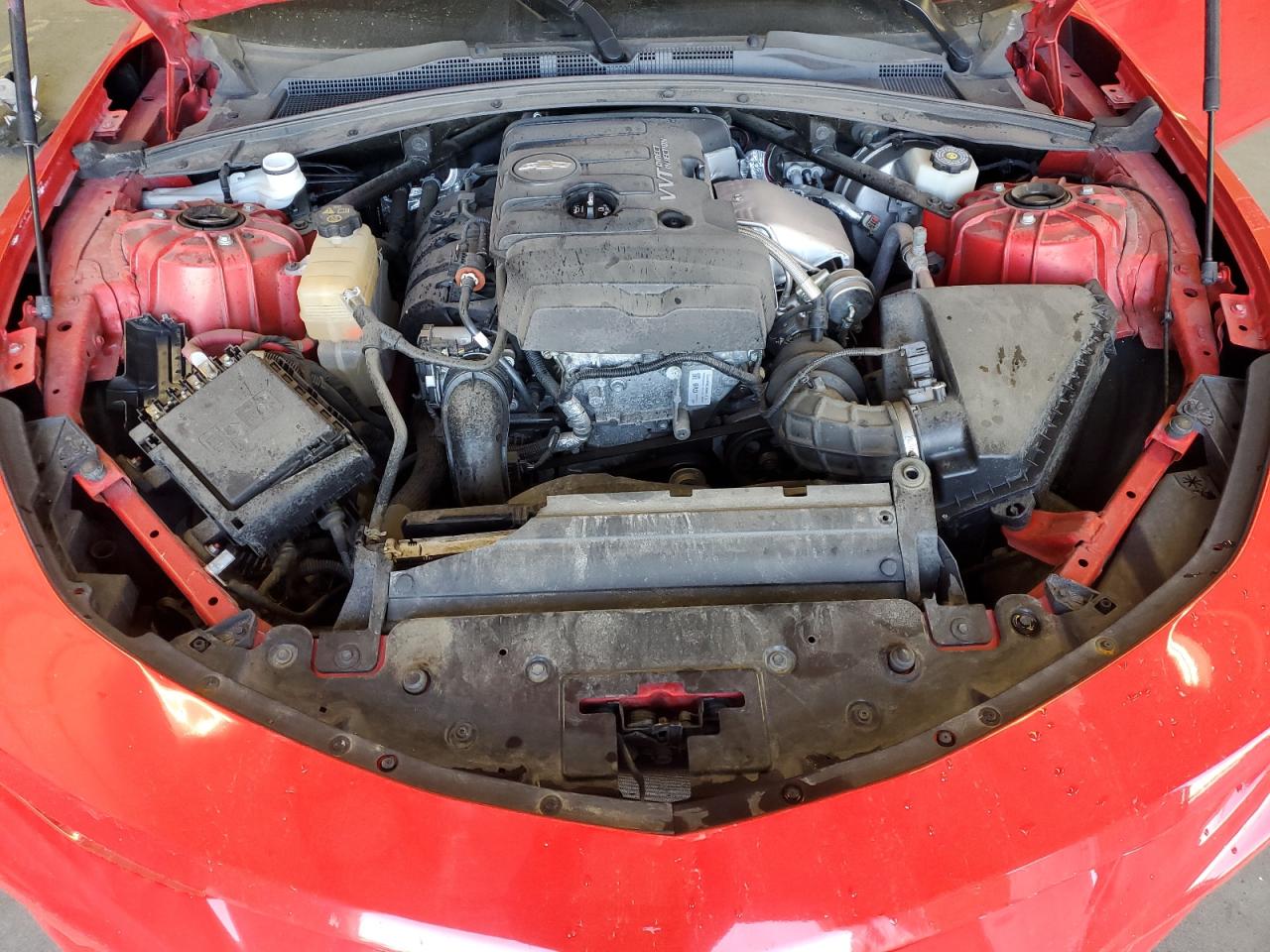 2018 Chevrolet Camaro VIN 1G1FB1RX2J0107491 Copart auction photo, front end / undercarriage damage thumbnail 11