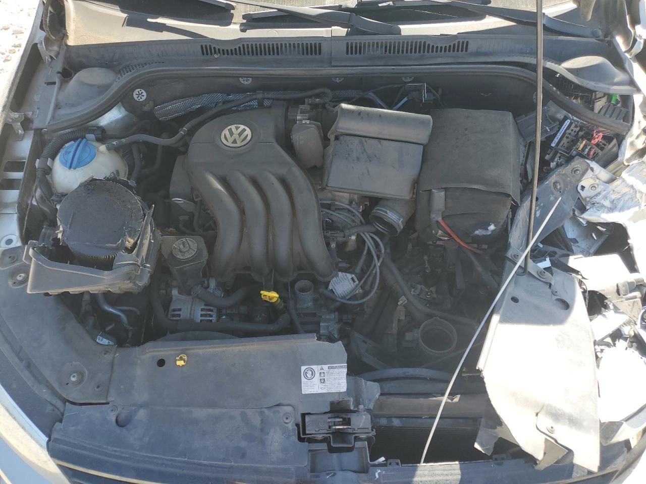 2014 Volkswagen Jetta VIN 3VW2K7AJ9EM316615 Copart auction photo, front end damage thumbnail 12