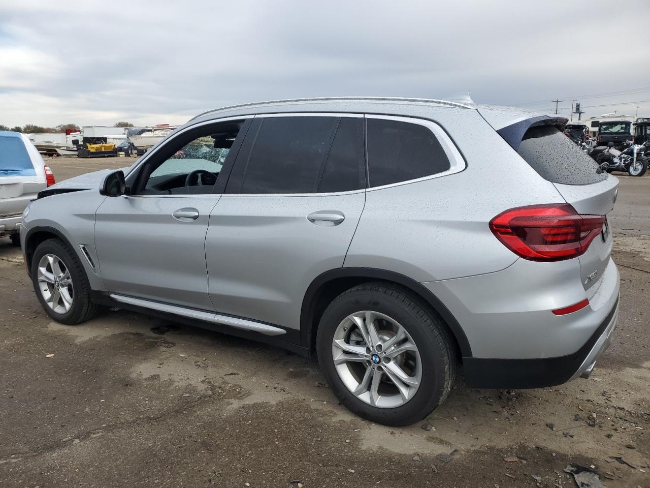 2020 BMW X3 VIN 5UXTY5C03LLE58019 Copart auction photo, front end damage thumbnail 2