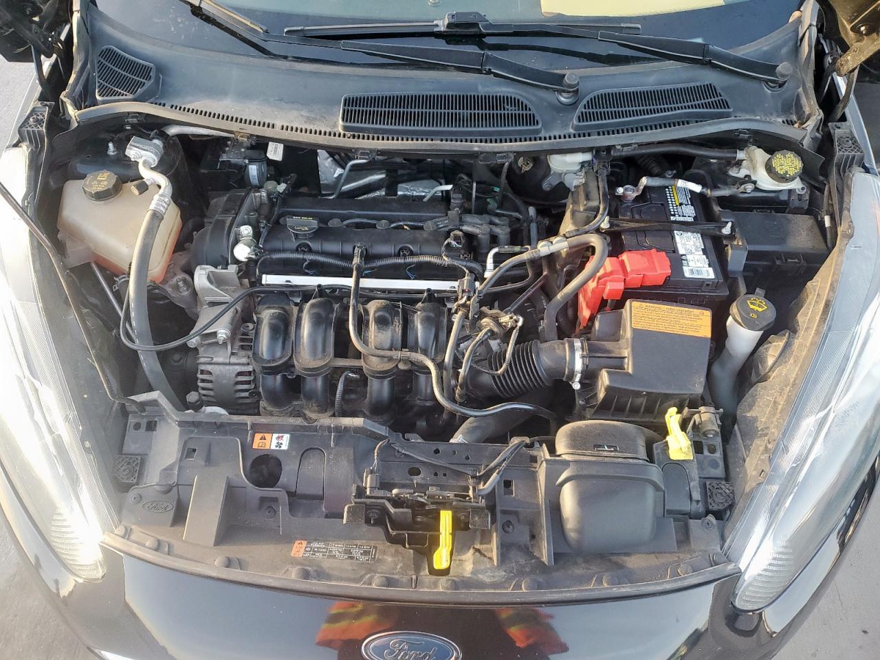 2016 Ford Fiesta VIN 3FADP4BJ9GM119740 Copart auction photo, rear end damage thumbnail 11