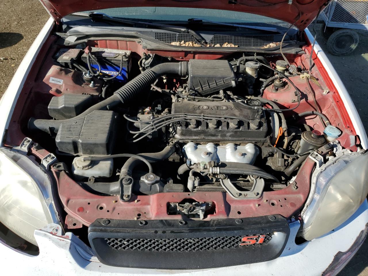 1996 Honda Civic VIN 2HGEJ6424TH120368 Copart auction photo, front end / rear end damage thumbnail 12