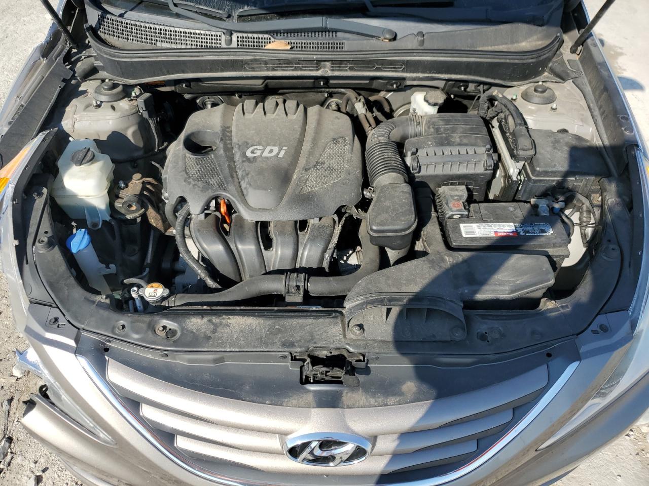 2014 Hyundai Sonata VIN 5NPEB4AC7EH945103 Copart auction photo, front end / undercarriage damage thumbnail 11