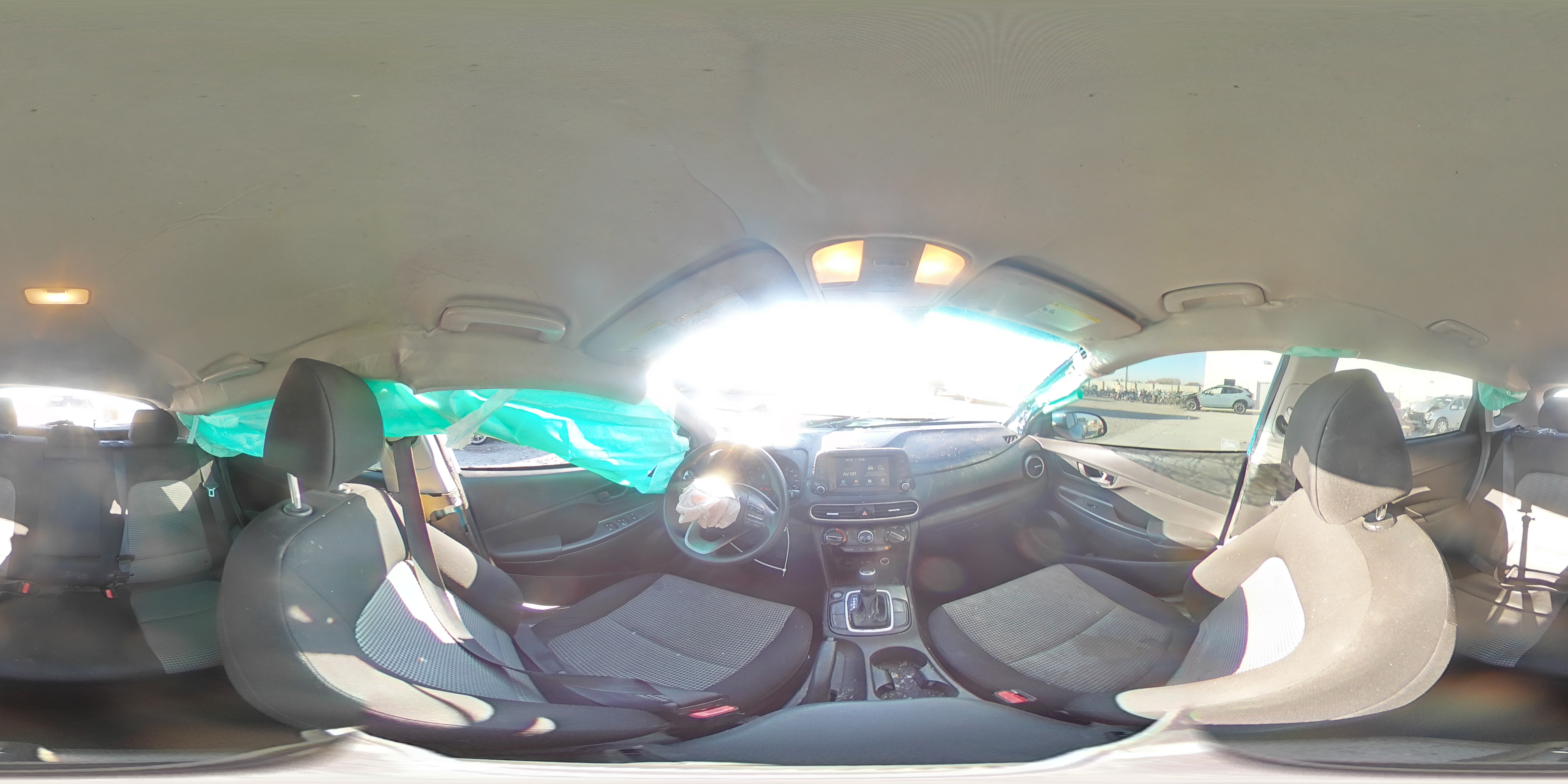 2019 Hyundai Kona VIN KM8K12AA4KU273295 Copart auction photo, all over damage thumbnail 13